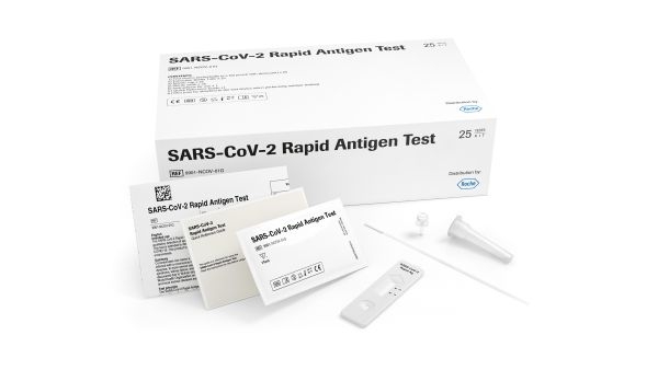 ロシュ・ダイアグノスティックス SARS-CoV-2 ラピッド抗原テスト（鼻咽喉スワプ入り）1箱（25テスト）【体外診断用医薬品】